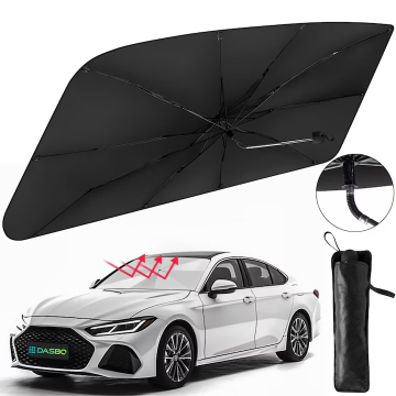 TOTUL SUB 50 LEI - Parasolar Auto Tip Umbrela pentru Parbriz, Protectie UV, 140x80 cm