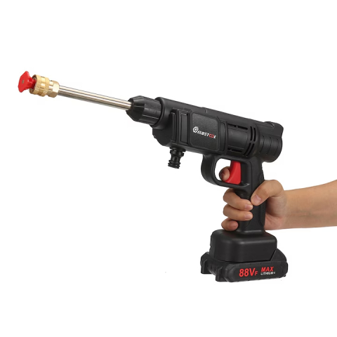 Pistol de Spalat cu Presiune pe Acumulator, 2 Baterii, Valiza Transport [6]