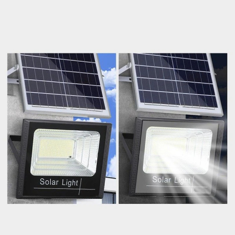 Proiector LED solar 200W IP67 cu panou fotovoltaic si telecomanda [19]