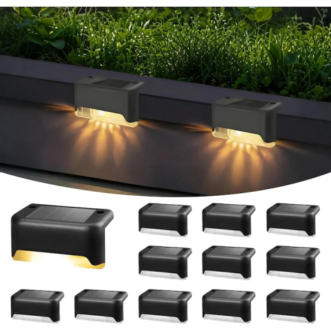 Set 8 Lampi Solare LED pentru Trepte si Gradina – Iluminare Eleganta fara Consum de Energie [2]