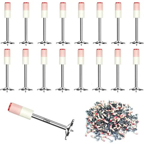 TOTUL SUB 50 LEI - Set Cuie Tip Ciuperca Pentru Pistol, Cu Autopropulsare, 100 Bucati, 7.2 mm