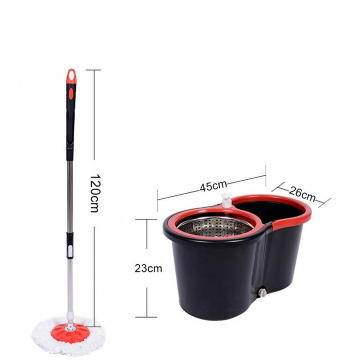 Galeata cu Mop Rotativ 360 si Storcator Inox, Set Curatenie Podele [2]