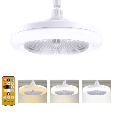 Ventilator de Tavan cu Iluminare LED si Telecomanda – Racire si Iluminare 2 in 1 [2]
