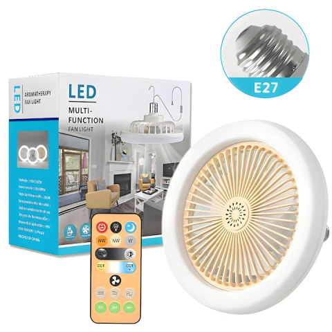 Ventilator de Tavan cu Iluminare LED si Telecomanda – Racire si Iluminare 2 in 1 [5]