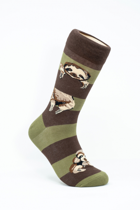 Sosete colorate inalte barbati,Animal Lenes, pe Creanga. [1]