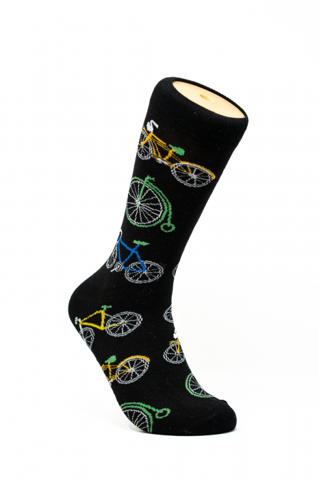Sosete colorate inalte barbati, Modele de Bicicleta. [1]