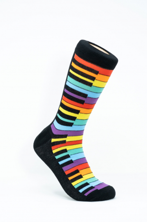 Sosete colorate barbati - Sosete colorate inalte de barbati, Clape Pian Diferite Culori.