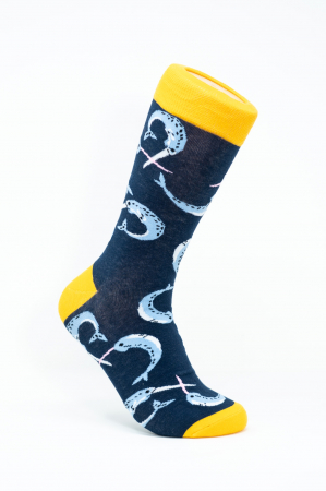 Sosete Barbati - Sosete colorate inalte barbati, Peste Spada.