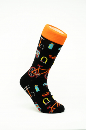 Sosete Barbati - Sosete cu model inalte de barbati, colorate, Accesorii de Ciclism.