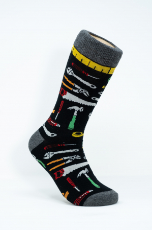 Sosete Barbati - Sosete de barbati, cu model, colorate, Ustensile de Tamplarie.