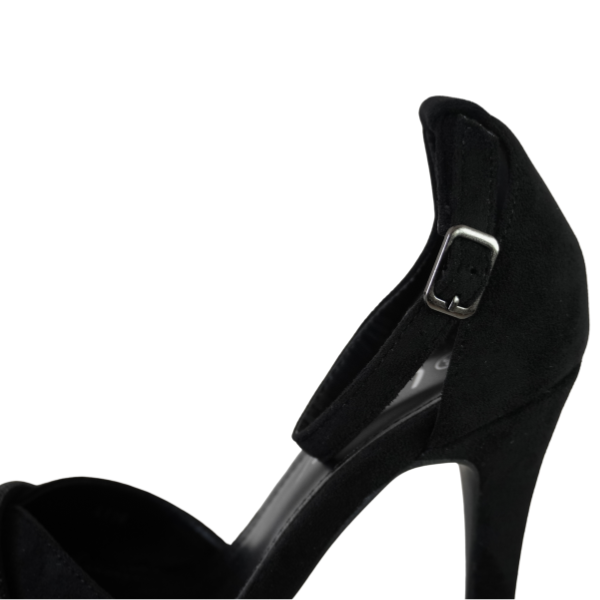 Sandale elegante cu toc înalt și platformă - Negru [4]