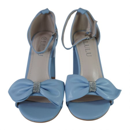 Sandale cu toc gros și fundiță [2]