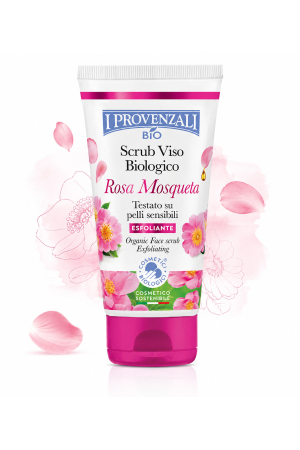 Îngrijire ten - Bio Scrub Viso Rosa Mosqueta 75ml - Exfoliant , Ten Luminos, Piele Sensibilă, Organic & Sustenabil