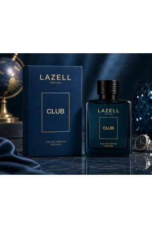 Parfumuri - Club Eau de Parfum Bărbați 100 ml - Parfum Citric Proaspăt cu Note de Măr Verde, Geranium și Acord Lemnos