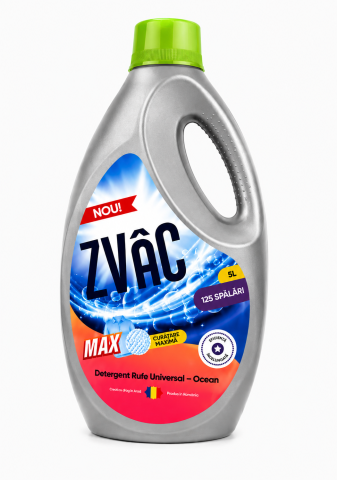 Detergent de rufe - Detergent lichid ZVÂC MAX 5L Ocean
