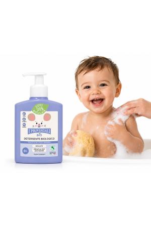 Gel de duș - Detergent Organic pentru Bebeluși 0+ - I Provenzali, Piele Sensibilă, 200 ml