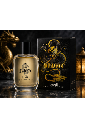 Parfumuri - Dragon Eau de Parfum Bărbați 100 ml - Parfum Lemnos Oriental cu Lămâie, Scorțișoară și Chihlimbar