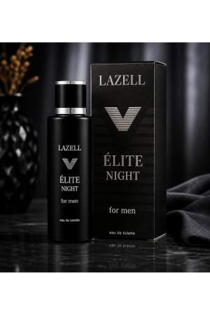 Parfumuri - Élite Night Eau de Parfum Bărbați 100 ml - Parfum Lemnos Floral cu Bergamotă, Iasomie, Mosc și Lemn de Santal