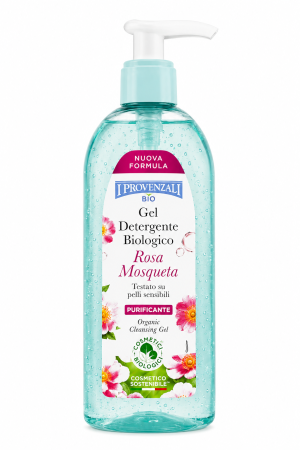 Îngrijire ten - Gel de Curățare Organic cu Rosa Mosqueta Bio I Provenzali, Purifiant pentru Ten Sensibil, 150 ml