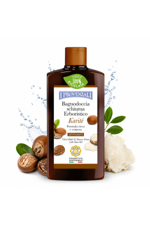 Gel de duș - Gel de duș spumant cu unt de shea, curățare delicată și hidratare, 400 ml