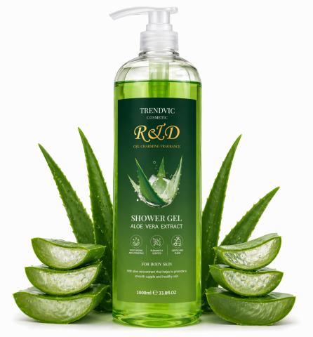 Gel de duș - Gel de Dus Trendvic Cosmetic Aloe Vera 1000ml