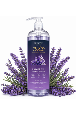 Gel de duș - Gel de duș Trendvic Flower Arbor Lavandă 1000 ml