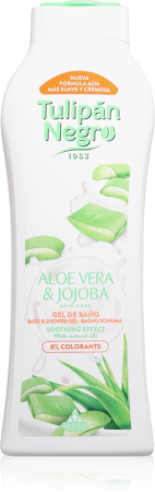 Gel de duș - Tulipán Negro Gel de Duș Aloe Vera & Jojoba 650ML Hidratare și Calmarea Pielii