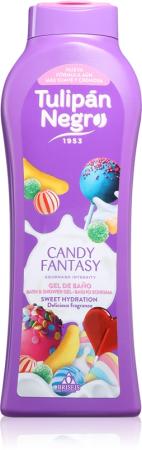 Gel de duș - Tulipán Negro Gel de Duș Candy Fantasy 650ML cu Aromă Dulce de Bomboane