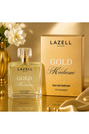 Parfumuri - Gold Madame Eau de Parfum Femei 100 ml - Parfum Floral Oriental cu Zmeură, Neroli, Iasomie și Ambră