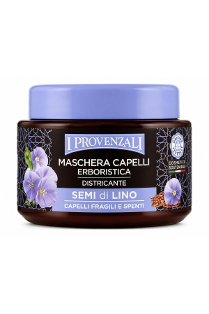 Măști de păr - Maschera Capelli cu Semințe de In 200 ml - Anti-Frizz și Strălucire Naturală
