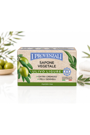 Săpunuri - Sapone Vegetale Ulivo Ligure 150g - Extra Cremoso, Piele Sensibilă, Origine Vegetală