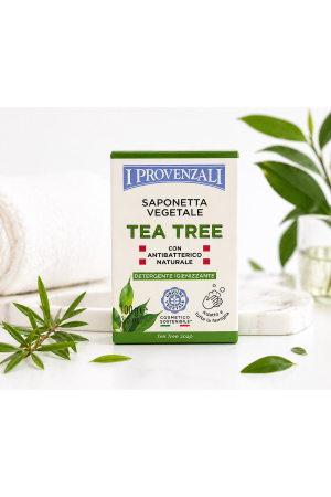 Săpunuri - Săpun Vegetal Tea Tree 100g - , Igienizare Profundă, Potrivit pentru Toată Familia