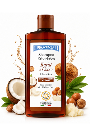 Șampon - Shampoo Karité & Cocco 250 ml - Șampon Silky Effect pentru Păr Uscat și Creț