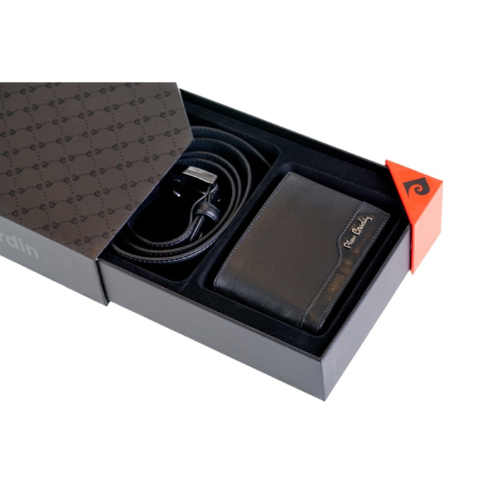 Portofel și curea din piele naturală Pierre Cardin [3]