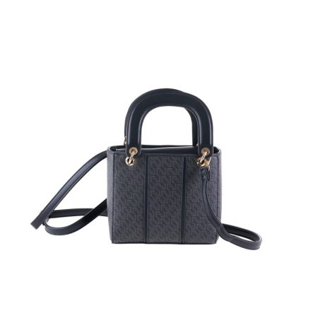 Accesorii femei - Geantă de mână din piele ecologică cu logo PIERRE CARDIN