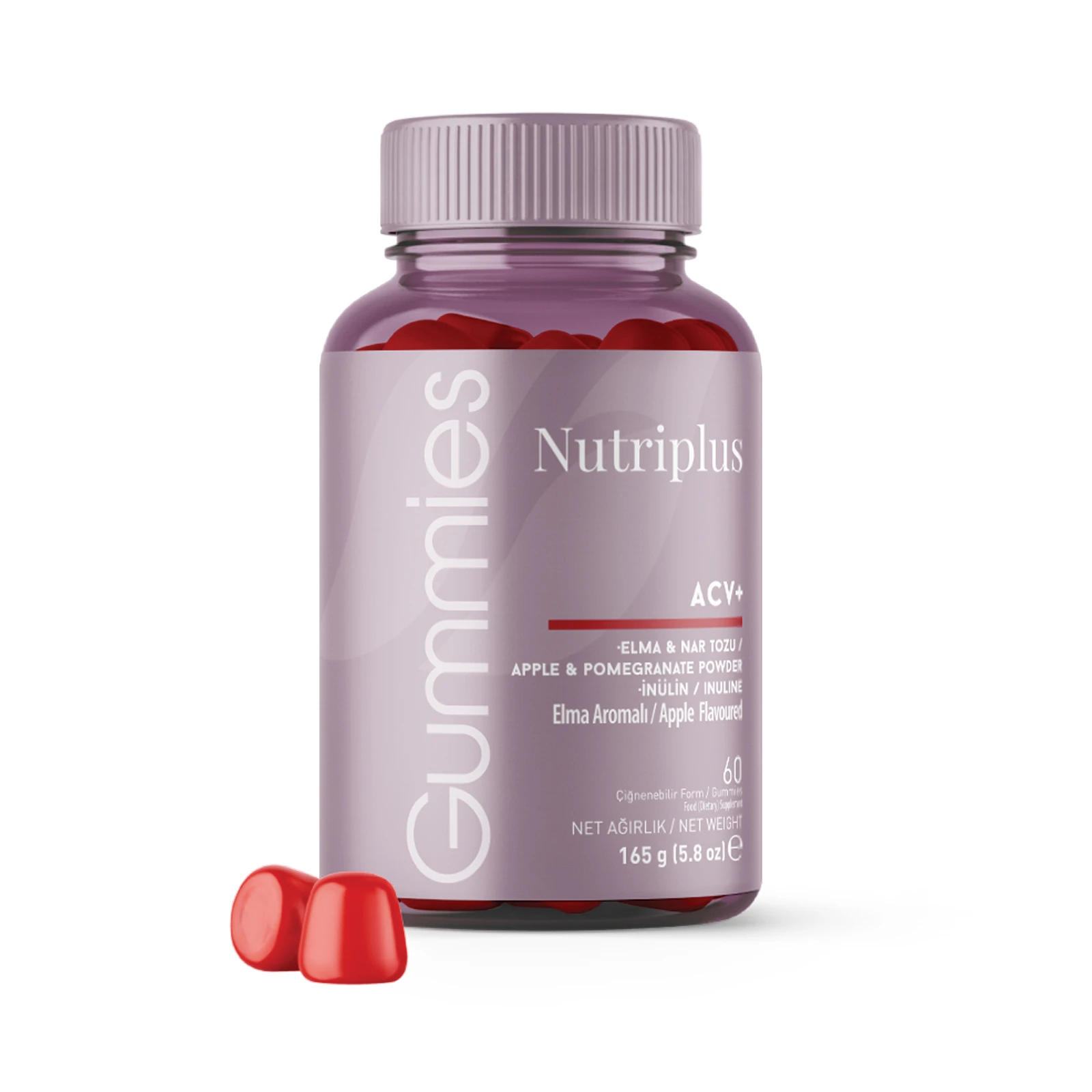 Nutriție - NUTRIPLUS ACV Gummy 60 capsule.