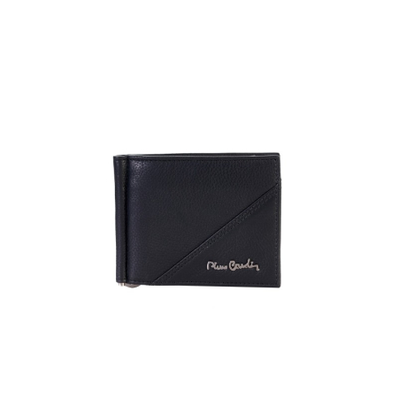 ACCESORII & STIL - Portofel bărbătesc din piele cu clips de bani Pierre Cardin