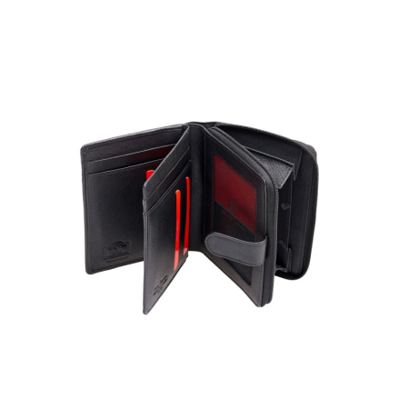 Portofel din piele cu fermoar și nasturi PIERRE CARDIN [2]