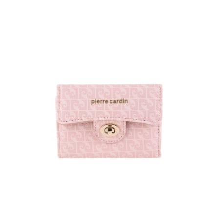 Accesorii femei - PORTOFEL DIN PIELE ECO PIERRE CARDIN  ROZ