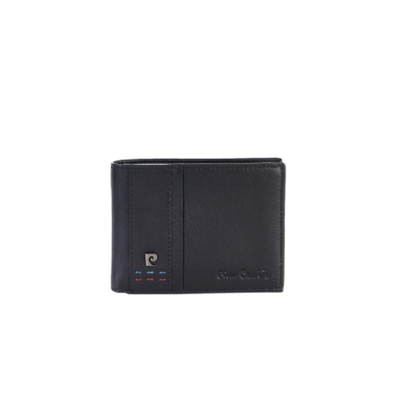 Accesorii Bărbați - Portofel din piele Pierre Cardin cu logo metalic