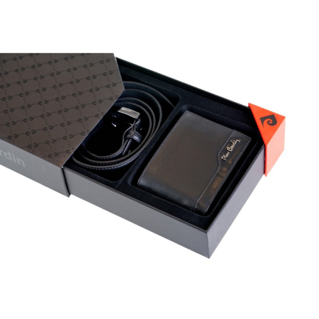 Portofel și curea din piele naturală Pierre Cardin [2]