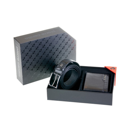 Set Bărbați - Portofel și curea din piele naturală Pierre Cardin