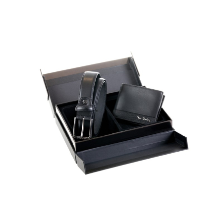 Accesorii Bărbați - Set curea și portofel din piele Pierre Cardin