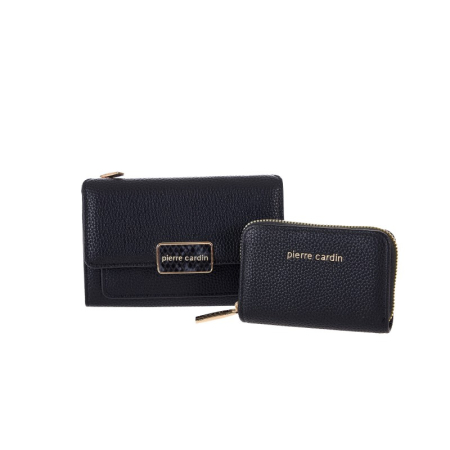SET POȘETĂ + PORTCARD DIN PIELE ECO PENTRU DAMĂ - [1]
