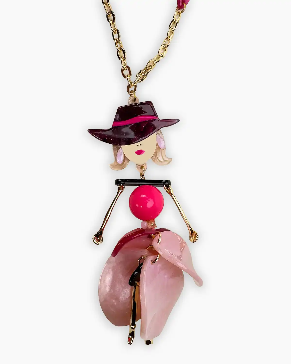 Colier Magdy Amadea roz [2]