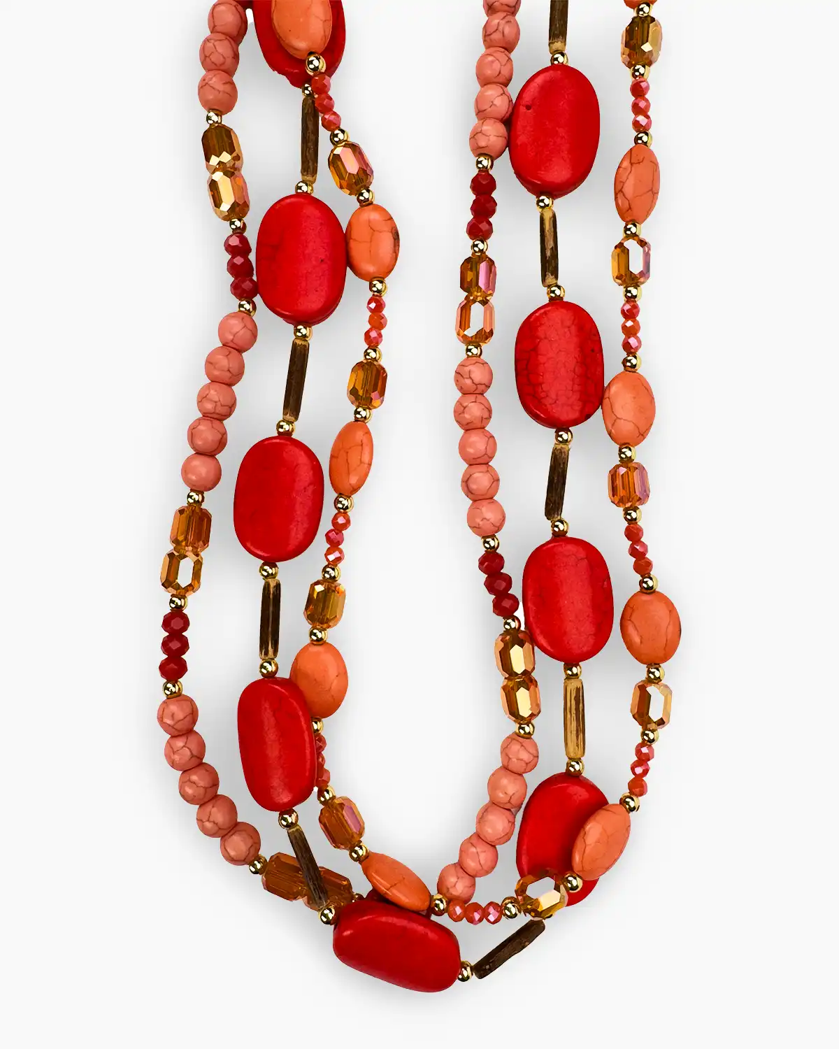 Colier Magdy Beija-Flor roșu [2]