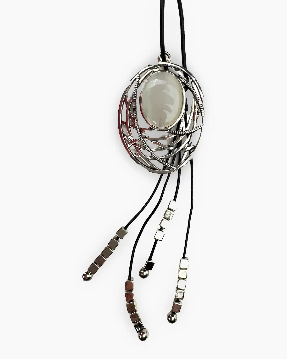 Colier Magdy Dilbar Éclat argintiu [2]