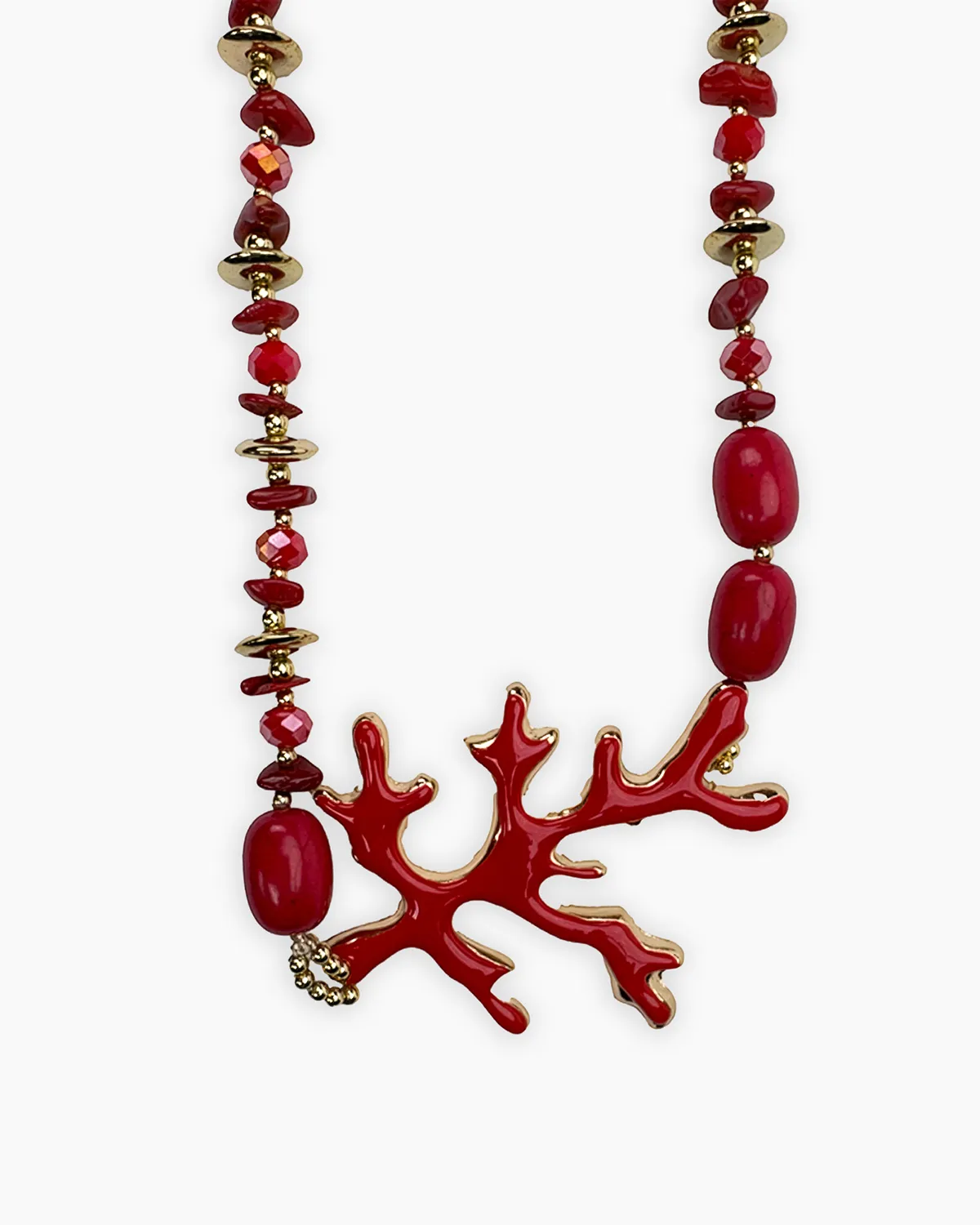 Colier Magdy Foschia Egea roșu [2]