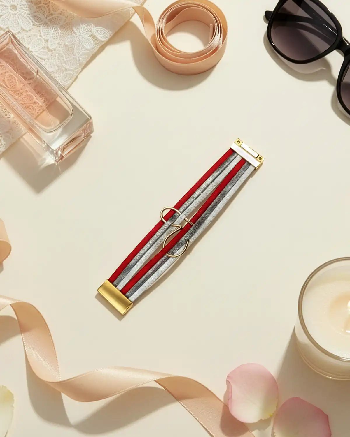 Brățări - Brățară Magdy Elara roșie