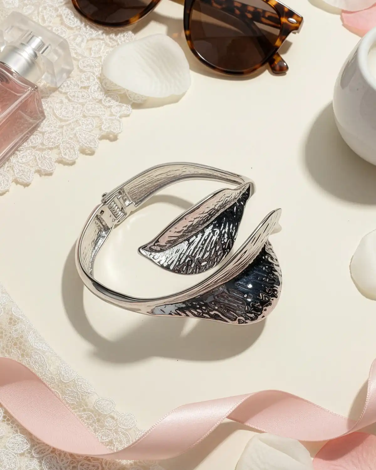 Brățări - Brățară Magdy Esmeralda argintie